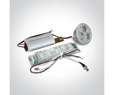 3W LED įleidžiamas avarinis šviestuvas, 6000K, 89002A