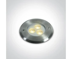 3W LED įleidžiamas baseino šviestuvas, nerūdijančio plieno sp., 3000K, IP68, 69066A/W