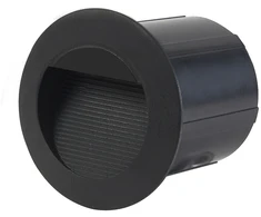 3W LED įleidžiamas fasado šviestuvas PIANI 4K, juodas, 4000K