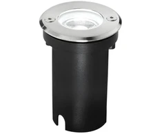 3W LED įleidžiamas į grindinį šviestuvas WALK, nikelio sp., 3000K, IP67