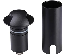 3W LED įleidžiamas į žemę lauko šviestuvas RINO, juodas, 3000K, IP65/IP67, 4293900