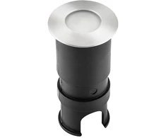 3W LED įleidžiamas į žemę lauko šviestuvas, aliuminio sp., 3000K, E178