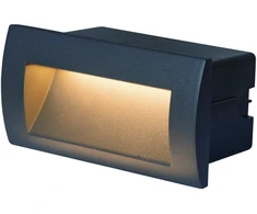 3W LED įleidžiamas lauko šviestuvas, grafito sp., 3000K, E247-G
