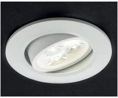 3W LED įleidžiamas pakreipiamas šviestuvas MT 115 LED, baltas, 4000K