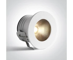 3W LED įleidžiamas šviestuvas, baltas, 3000/3500/4000K, dimeriuojamas, 10103B/W/V