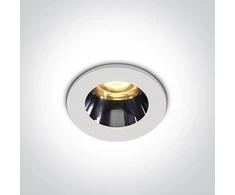 3W LED įleidžiamas šviestuvas, baltas, 3000K, 10103H/W/W