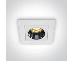 3W LED įleidžiamas šviestuvas, baltas, 3000K, 50103H/W/W