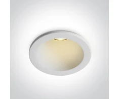 3W LED įleidžiamas šviestuvas, baltas, 3000K, 10103J/W/W