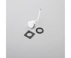 3W LED įleidžiamas šviestuvas DAMA, juodas, 4000K