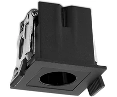 3W LED įleidžiamas šviestuvas INVISIBLE, juodas, 3000K, E3980300N