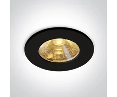 3W LED įleidžiamas šviestuvas, juodas, 3000K, 40°, dimeriuojamas, 10103C/B/W