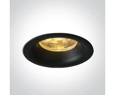 3W LED įleidžiamas šviestuvas, juodas, 3000K, dimeriuojamas, 10103LB/B/W