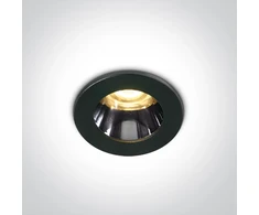 3W LED įleidžiamas šviestuvas, juodas, 3000K, 10103H/B/W