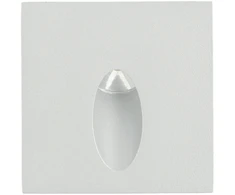 3W LED įleidžiamo montavimo fasado šviestuvas VIRGO, baltas, 3000K, IP65, E2064001B