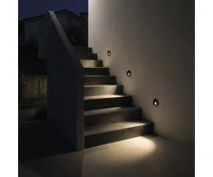 3W LED įleidžiamo montavimo sieninis šviestuvas ORION, antracito sp., 3000K, IP65, E2063001GR