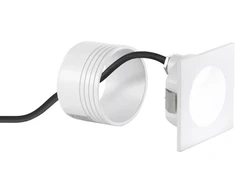 3W LED įmontuojamas fasado šviestuvas laiptų apšvietimui ONYX, baltas, 3000K, IP54