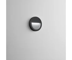 3W LED lauko sieninis šviestuvas SMILE, antracito sp., 4000K, IP54
