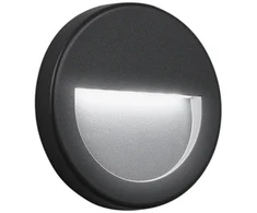 3W LED lauko sieninis šviestuvas SMILE, antracito sp., 4000K, IP54