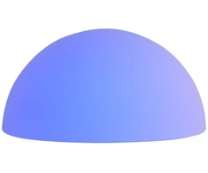 3W LED pastatomas lauko šviestuvas BLOB, baltas, RGB, IP65, tiekiamas su nuotolinio valdymo pulteliu, 90168
