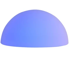 3W LED pastatomas lauko šviestuvas BLOB, baltas, RGB, IP65, tiekiamas su nuotolinio valdymo pulteliu, 90170