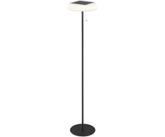 3W LED pastatomas lauko šviestuvas su saulės baterija JIN, juodas, 3000K, dimeriuojamas, IP54