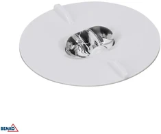 3W LED paviršinis avarinis šviestuvas SKALER, baltas, 6000K, IP40, 1h veikimas autonominiu režimu, 145°/55°