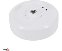 3W LED paviršinis avarinis šviestuvas SKALER, baltas, 6000K, IP40, 1h veikimas autonominiu režimu, 50°
