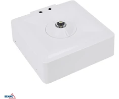 3W LED paviršinis avarinis šviestuvas SKALER, baltas, 6000K, IP40, 2h veikimas autonominiu režimu, 50°
