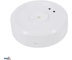 3W LED paviršinis avarinis šviestuvas SKALER, baltas, 6000K, IP40, 1h veikimas autonominiu režimu, 120°