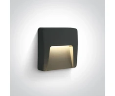 3W LED sieninis šviestuvas, antracito sp., 2700/3300/4000K, IP65, 67418/AN/V