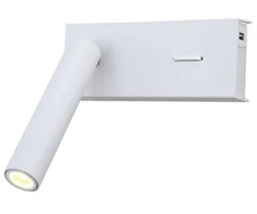 3W LED sieninis šviestuvas, baltas, 3000K, H74