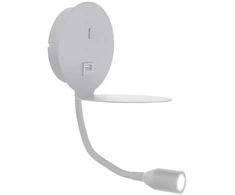 3W LED sieninis šviestuvas, baltas, 3000K, H58