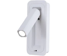 3W LED sieninis šviestuvas BOHEME, baltas, 3000K, A3826000B