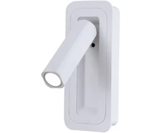 3W LED sieninis šviestuvas BOHEME, baltas, 3000K, A3826001B