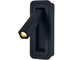 3W LED sieninis šviestuvas BOHEME, juodas, 3000K, A3826001N