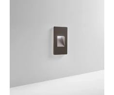 3W LED sieninis šviestuvas laiptų apšvietimui STRATOS, bronzos sp., CCT