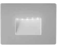 3W LED sieninis šviestuvas laiptų apšvietimui STRATOS, sidabro sp., CCT