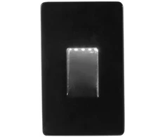 3W LED sieninis šviestuvas laiptų apšvietimui STRATOS, juodas, CCT