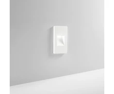 3W LED sieninis šviestuvas laiptų apšvietimui STRATOS, baltas, CCT