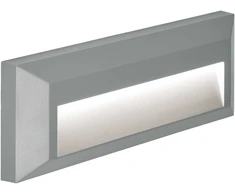 3W LED sieninis šviestuvas LEROS PLUS, pilkas, 3000/4000/6500K, 4138100