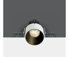 3W LED užglaistomas šviestuvas, juodas, 3000/3500/4000K, 10103BTR/B/V