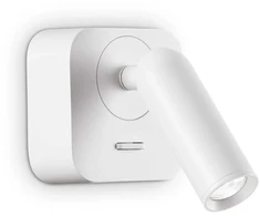 Ideal Lux Sieninis šviestuvas Bean Square Ap Bianco