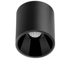 4/6/9W LED paviršinis šviestuvas SHOT LIGHT S, juodas, 3000K