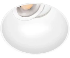 4 / 6,6W LED užglaistomas šviestuvas BUDDY TILT TRIMLESS FLOOD, baltas, 3000K, 54°
