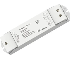 4 kanalų galios kartotuvas, 12-60VDC, 20A