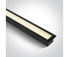 40W įleidžiamas linijinis šviestuvas, juodas, 3000K, 38145AR/B/W