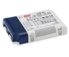 40W impulsinis maitinimo šaltinis Mean Well, 2-100V, 0.35-1.05A, valdomas, PFC