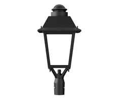 40W LED gatvės šviestuvas URBAN VILLA COMPACT, juodas, 2700K, 45x140°, IP66
