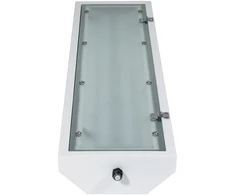 40W LED linijinis pramoninis šviestuvas TREX, 158cm, baltas, 4000K, IP66