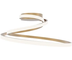 40W LED lubinis šviestuvas COASTER, aukso sp., CCT